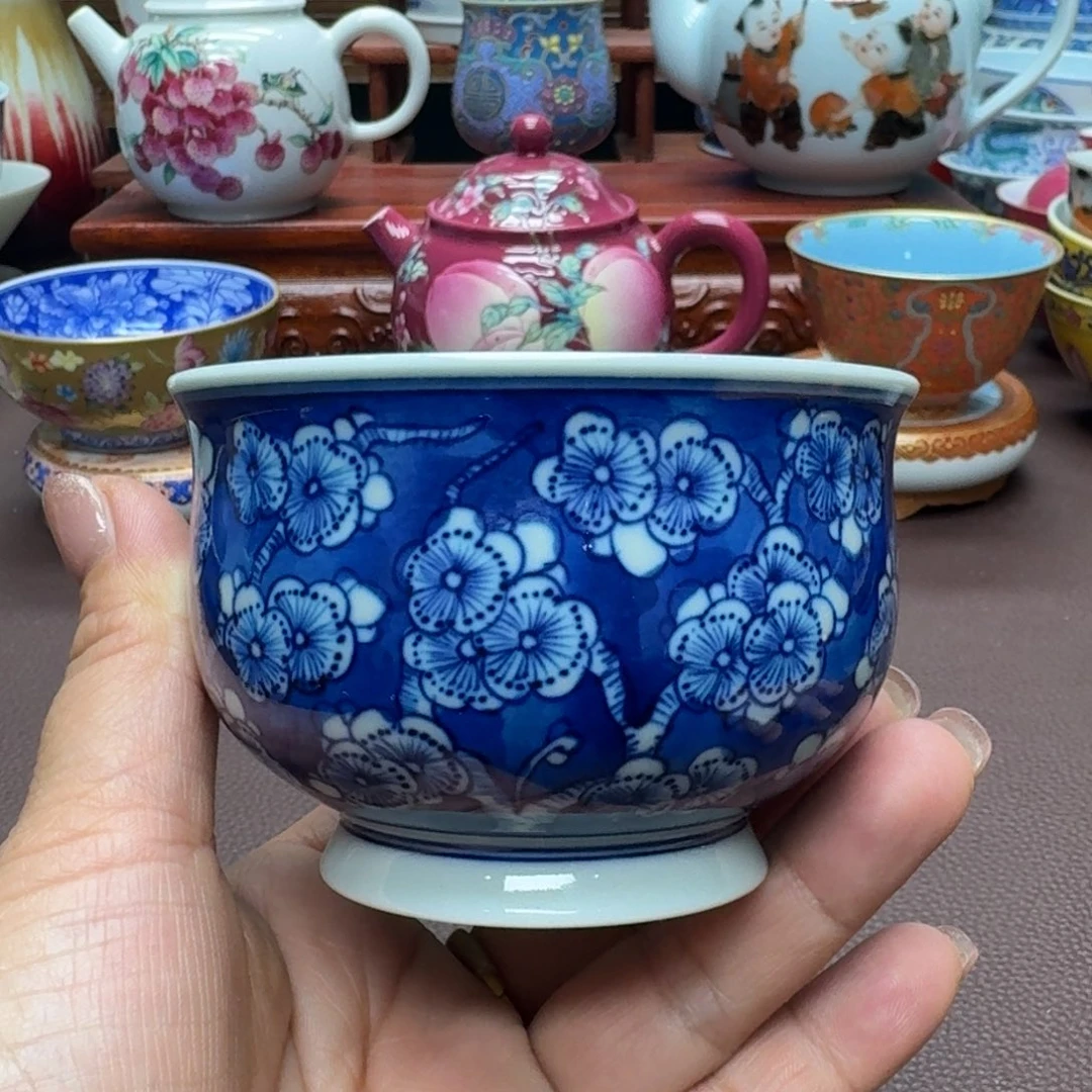 瓷片景德镇仿古手工制作精品展示