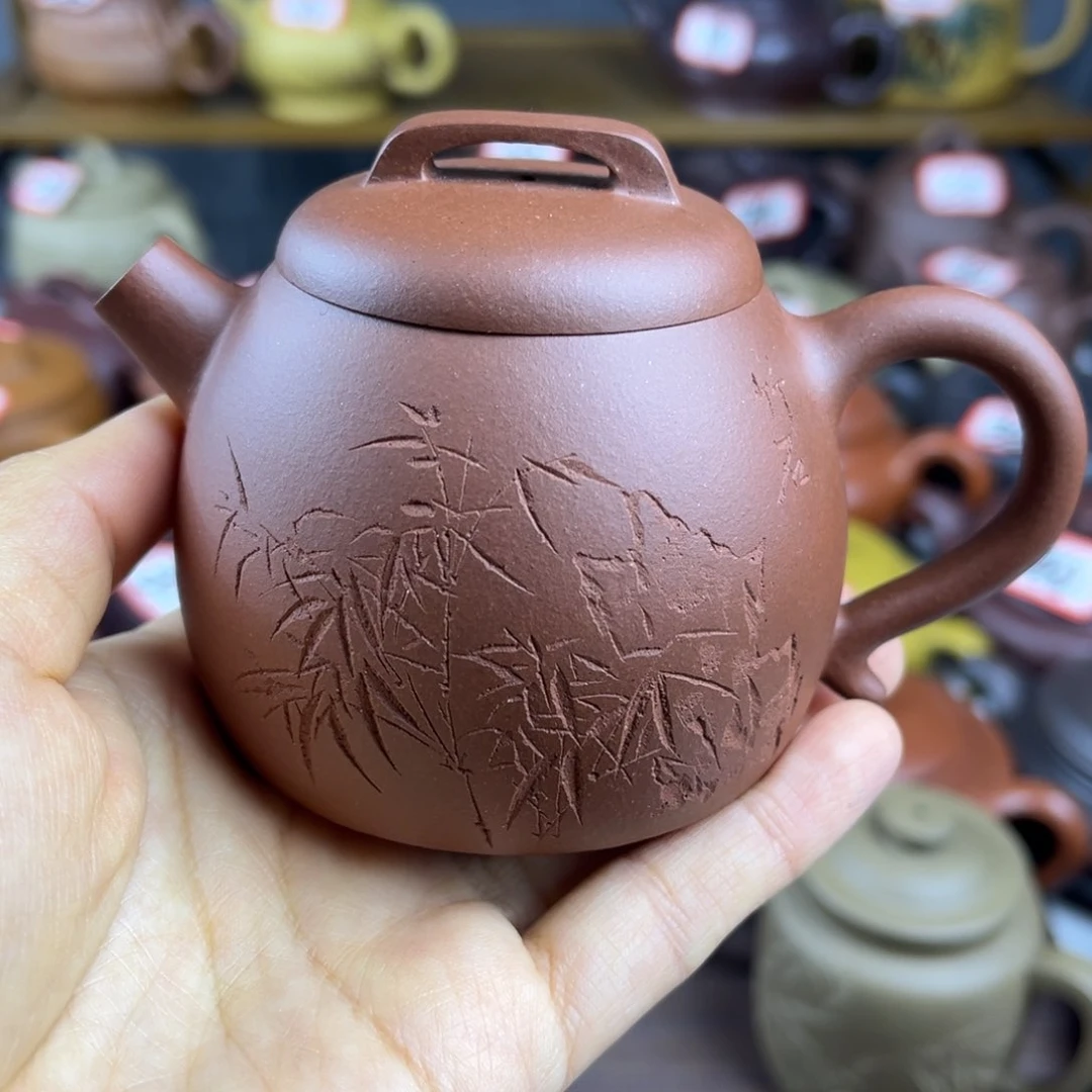 紫砂茶壶宜兴紫砂壶巨轮