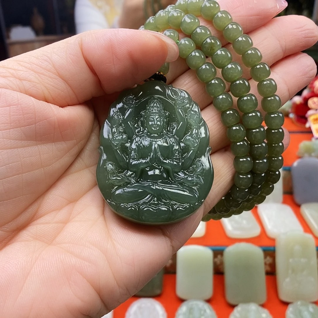 颈饰未镶嵌和田玉不****觉