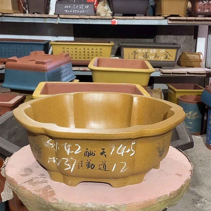 紫砂花盆花盆包邮