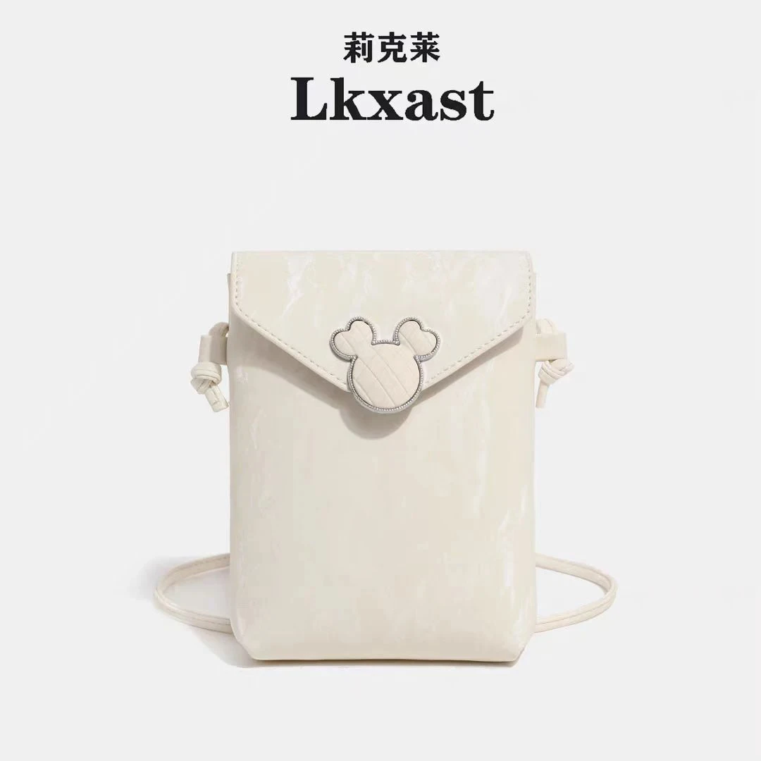 经典手机包时尚拼色单肩女士肩包白色小众轻奢休闲复古