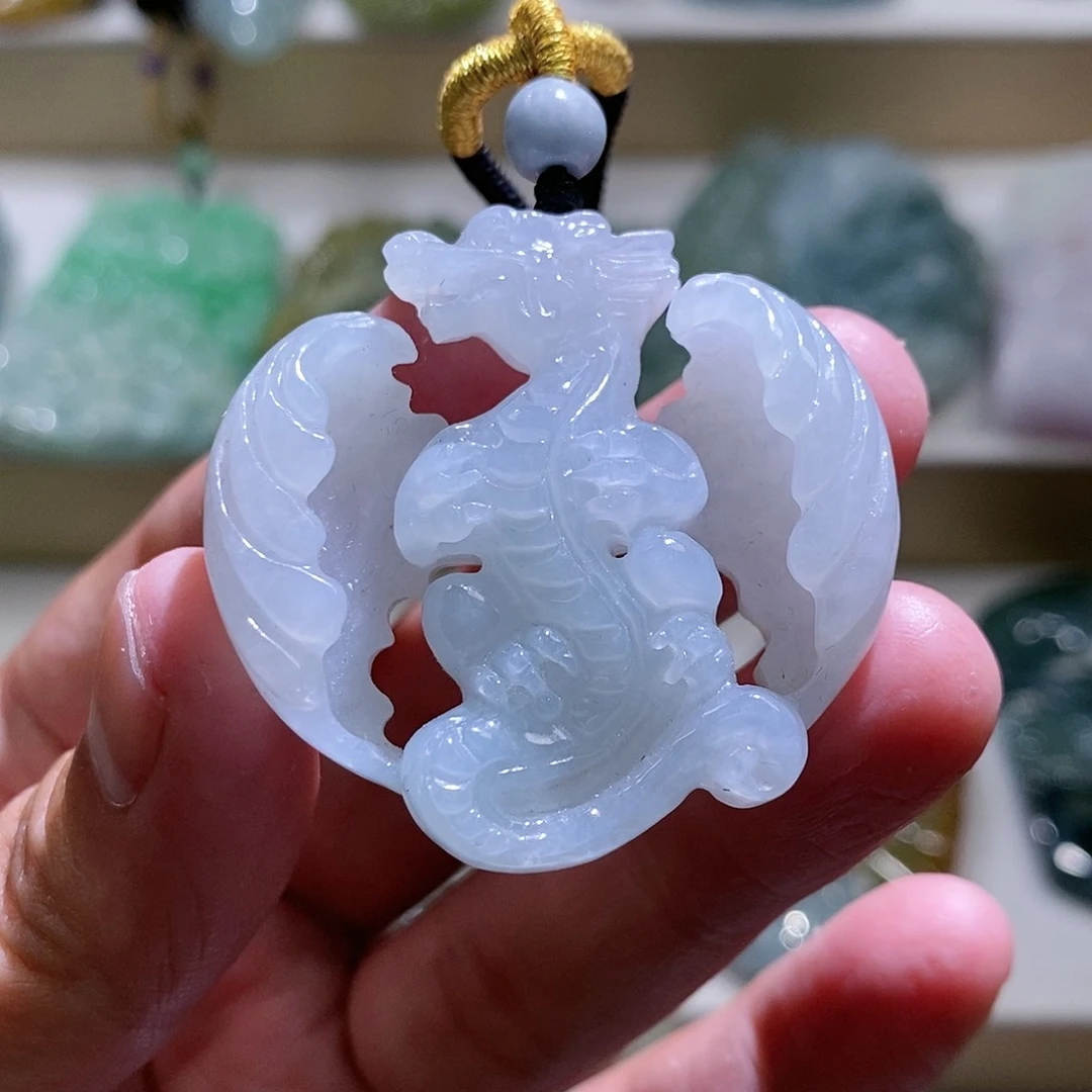 【闪购商品】翡翠颈饰未镶嵌龙