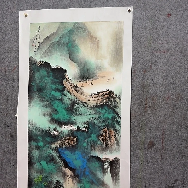 国画国画作品多次入选国内外大展6666688