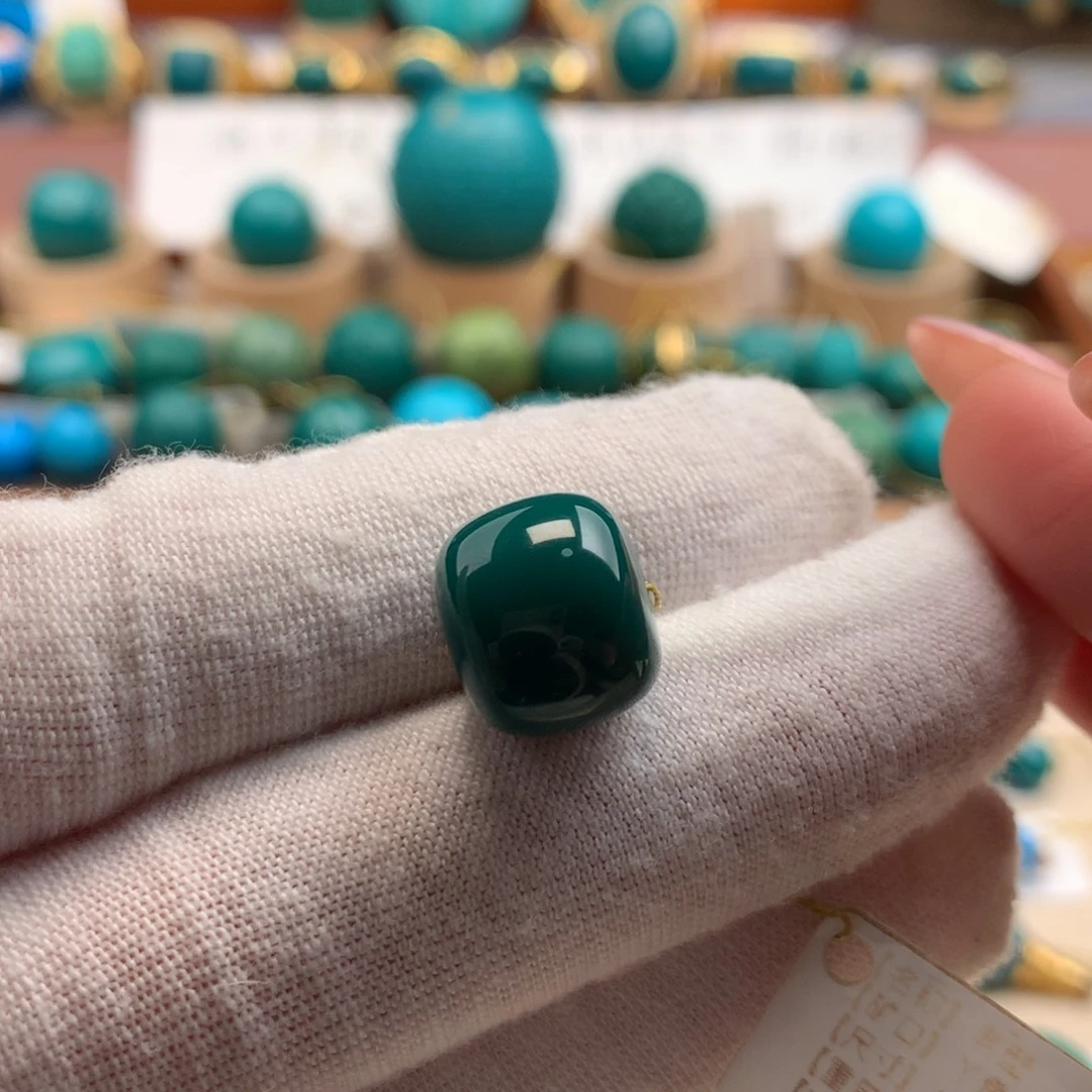 绿松石未镶嵌绿松石12.6mm