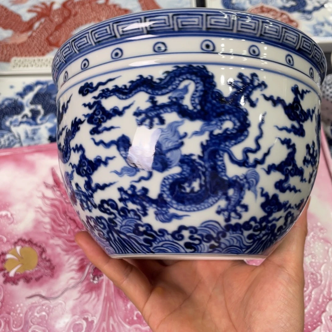 胸****景德镇陶瓷手工手绘