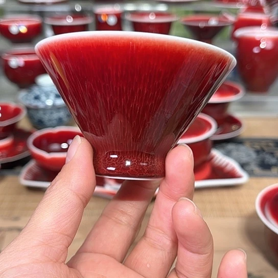 景德镇红马坊斗笠杯