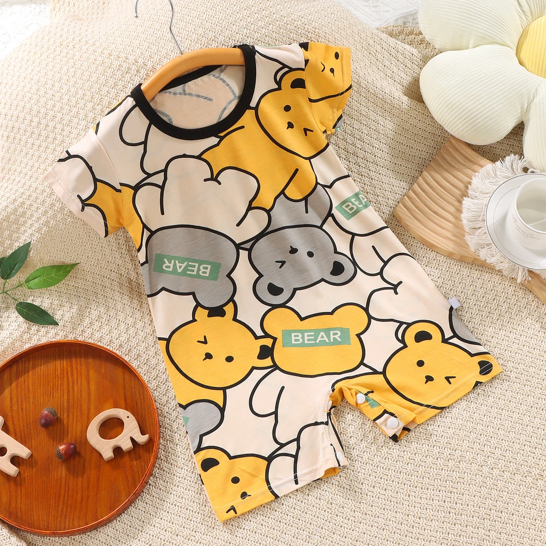 A类中大童连体睡袋婴儿儿童居家服睡衣宝妈宽松薄款睡衣亲子装