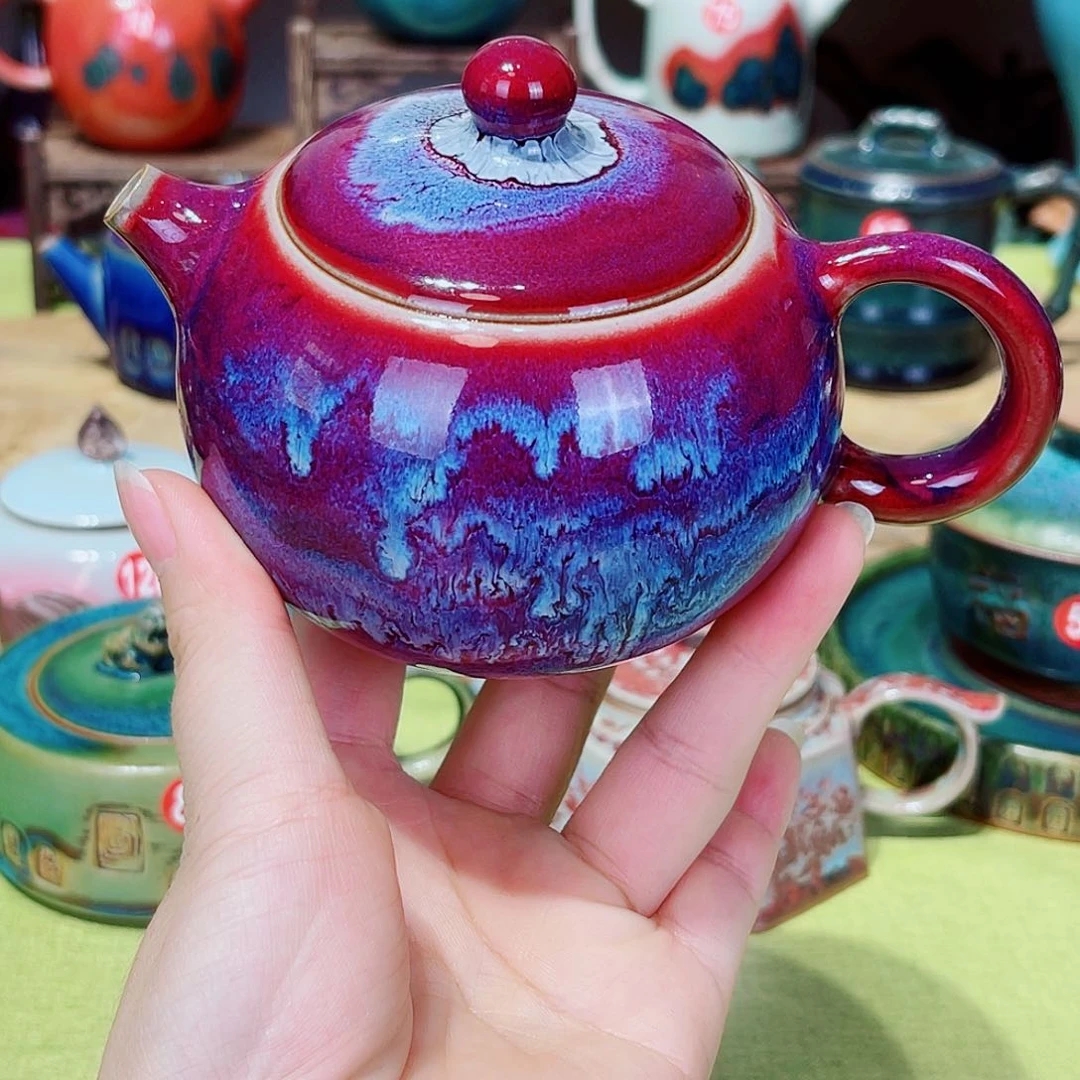 壶禹州钧瓷艺术作品