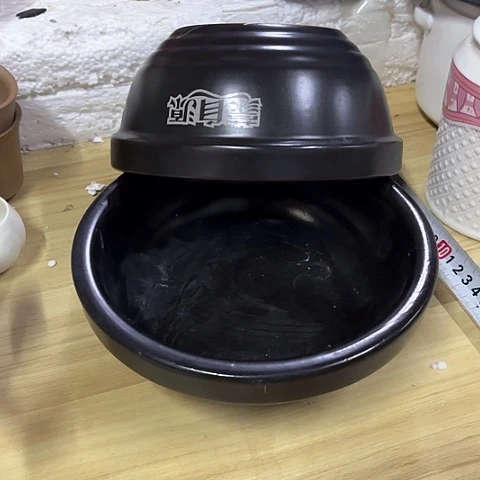 微瑕，明火，口径20高度6.5口径19，高度8各一个