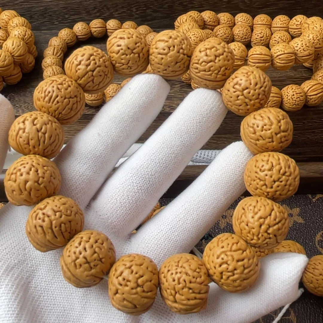 吊坠桃核✨****叔大南瓜手串