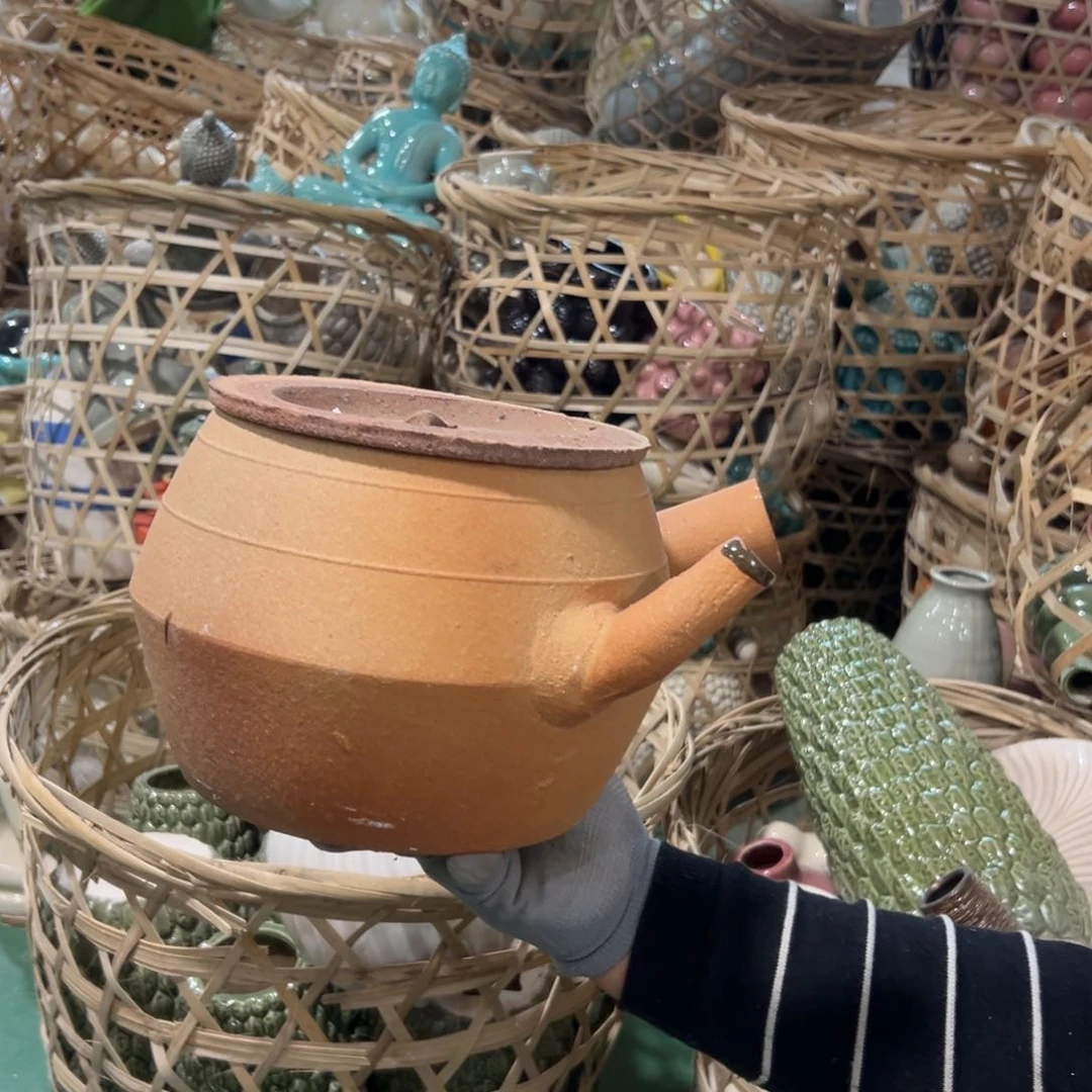 摆件189 号高中低温陶瓷工艺瓶（部分微瑕）