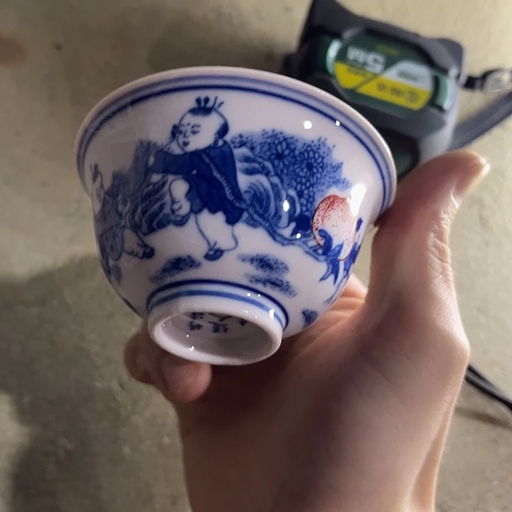 摆件/////////景德镇陶瓷杯子。红。