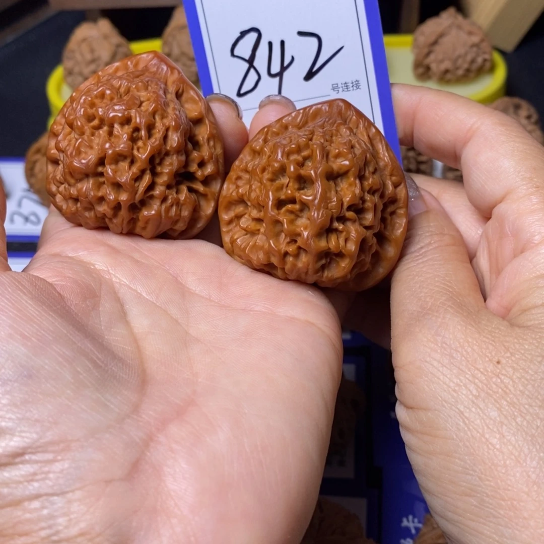 文玩核桃把件46官帽842