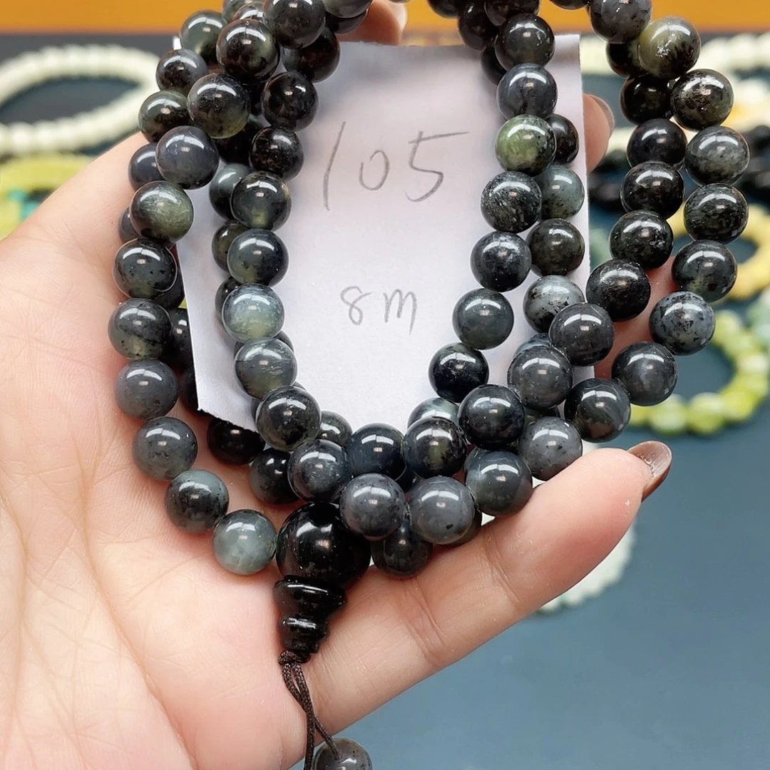 未镶嵌蛇纹石玉手串