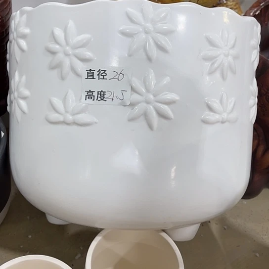 多肉绿植陶瓷花盆9.9包邮，有孔