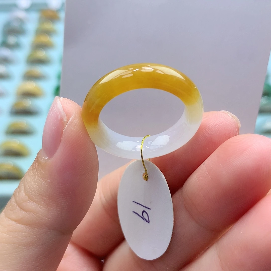 未镶嵌戒指翡翠19口