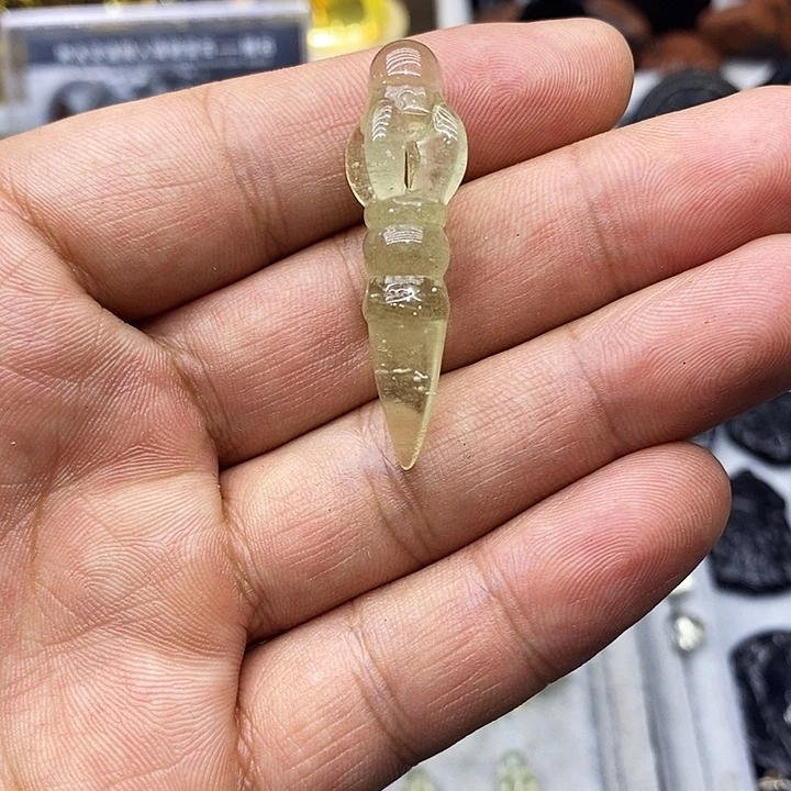 玻璃非金属利比亚金刚杵吊坠