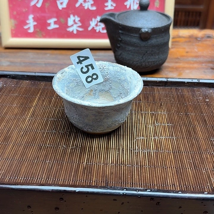 纯手工制作粗陶茶具
