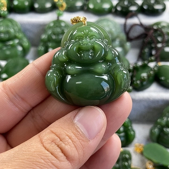 和田玉（碧玉）未镶嵌颈饰37