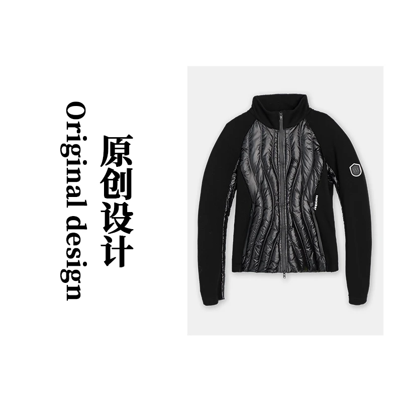 【主理人娟姐推荐】短款修身拼空气层薄羽绒服SDYH2125