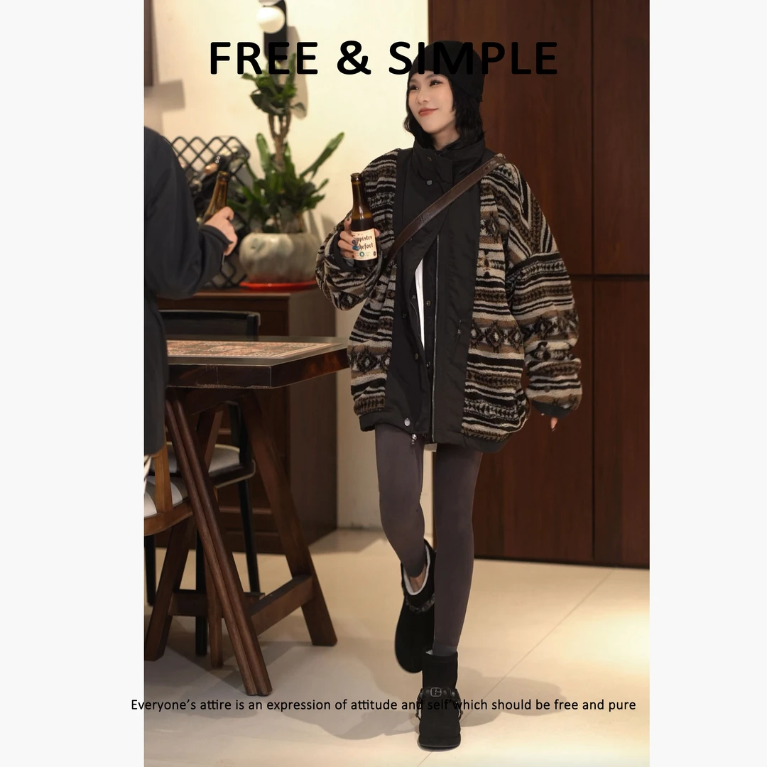 Free&Simple-‘AB面外套’秋冬款极简风时尚两面穿外套-71591