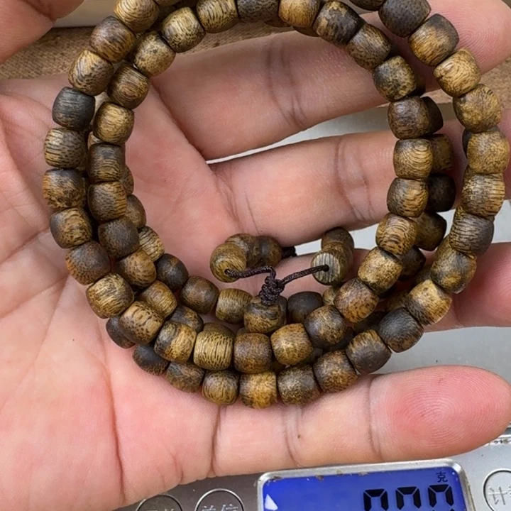 手串沉香艺**姐张勺子手串15克加