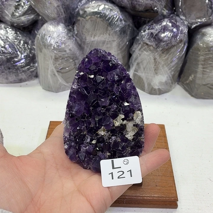 未镶嵌摆件水晶天然紫水晶