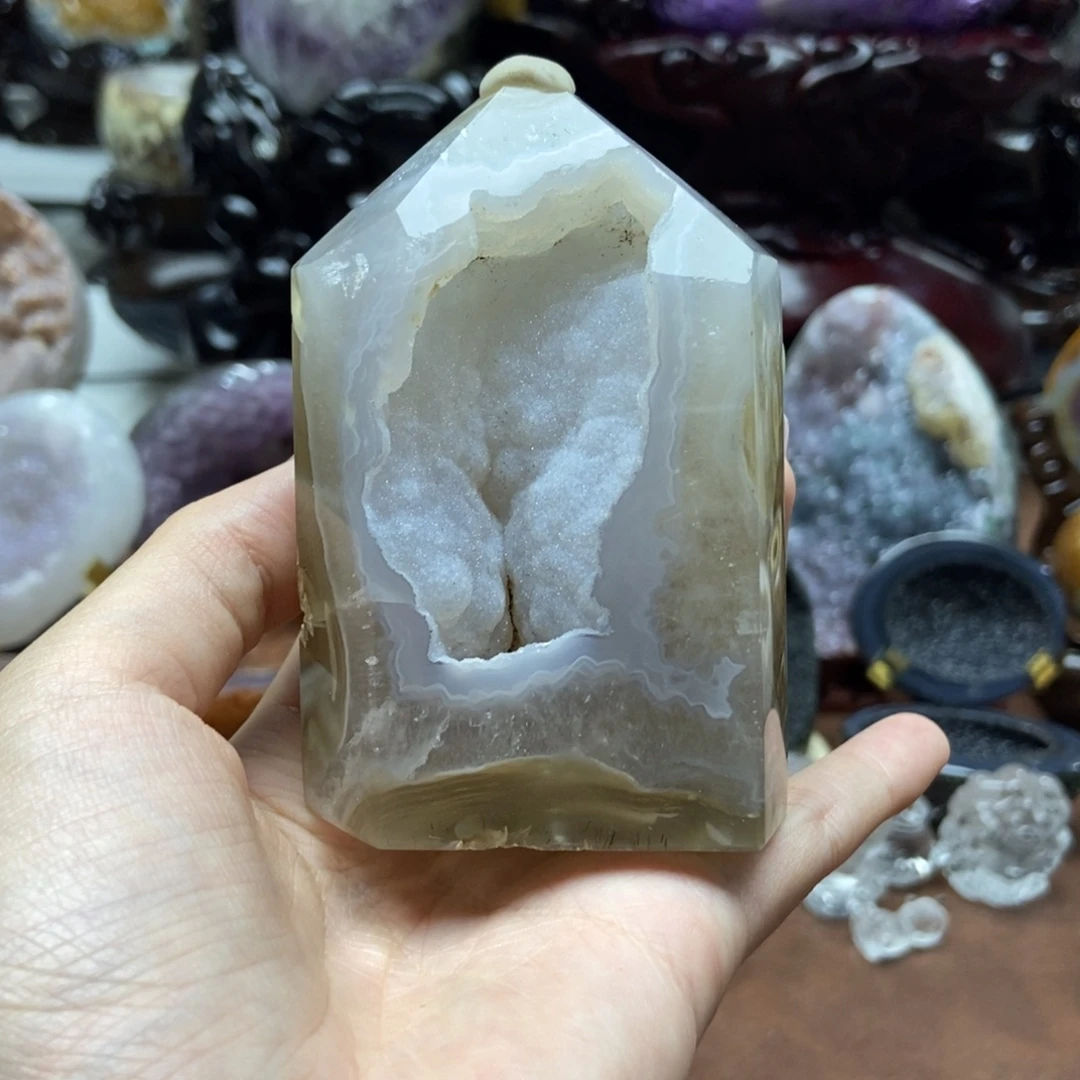 紫晶摆件未镶嵌水晶