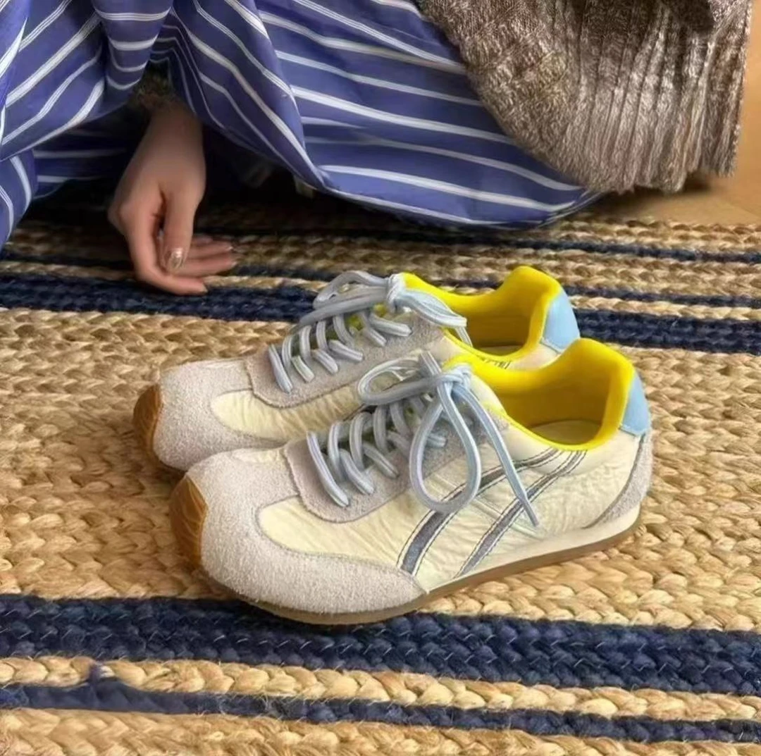 DZG（11368#）复古撞色休闲德训鞋