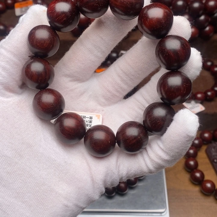 小叶紫檀手串/手链1.8泥料带金星