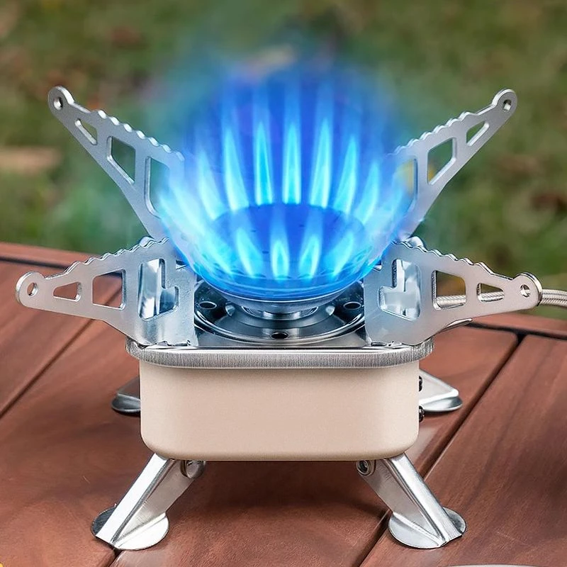 户外卡式炉方形炉户外便携炊具可折叠带延长管