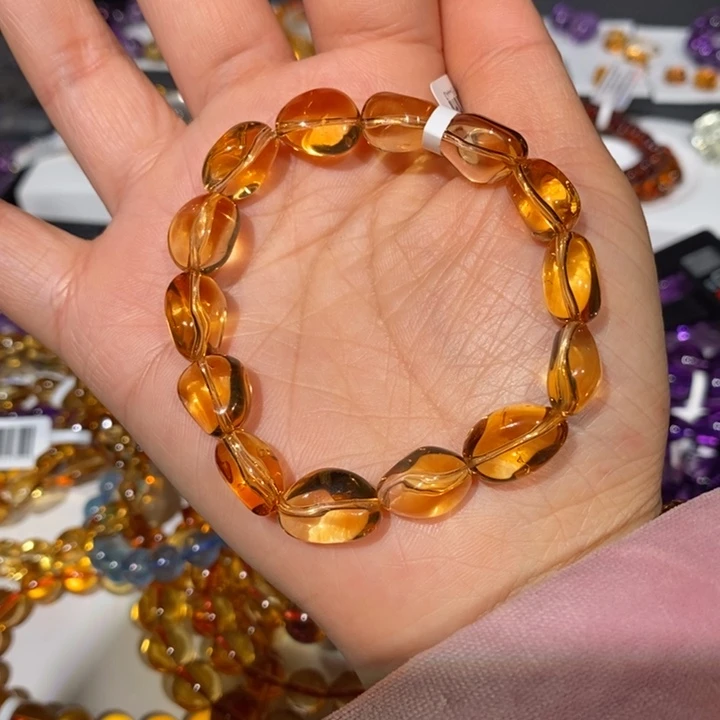 手链未镶嵌水晶浓郁暴力黄糖豆