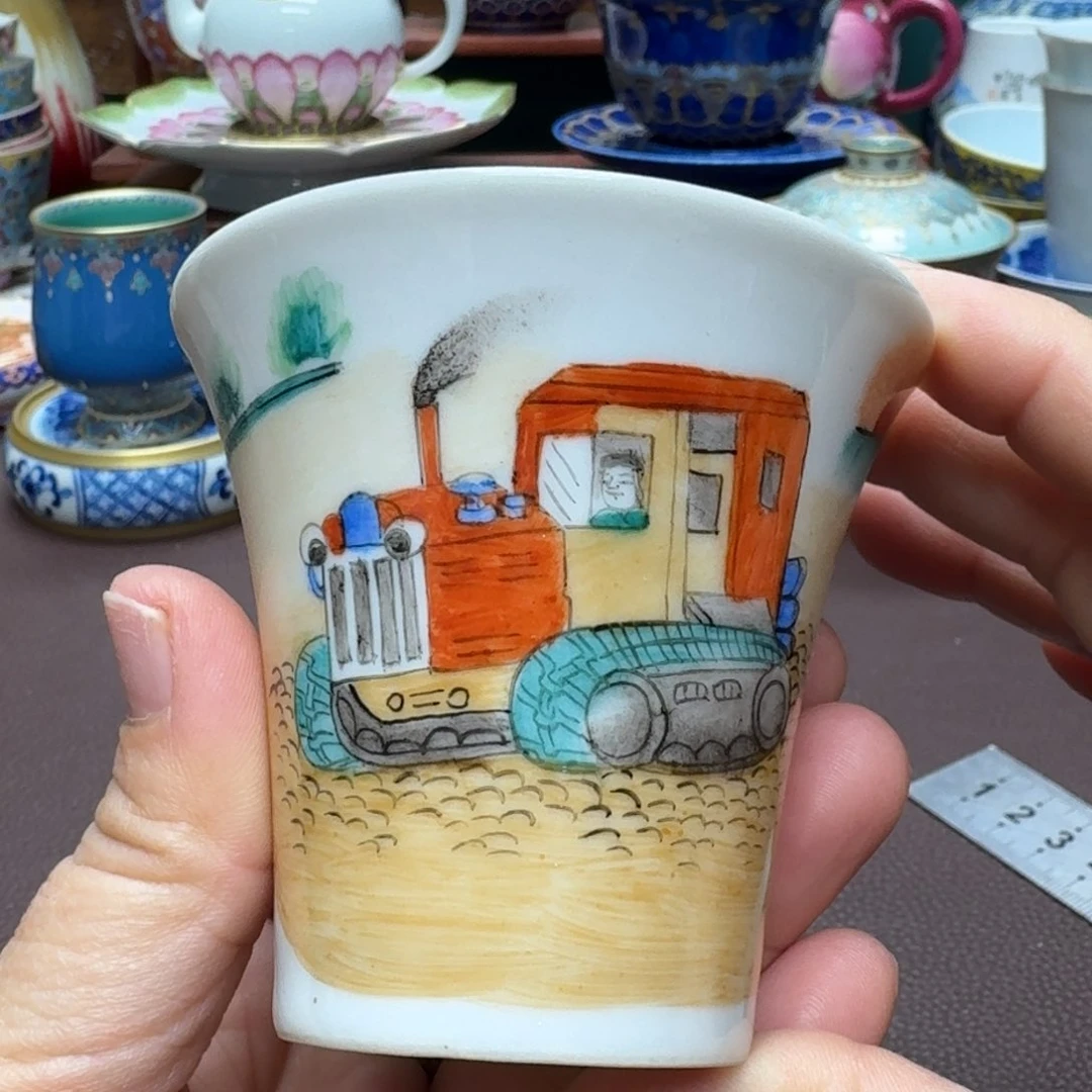 瓷片景德镇仿古手工制作精品展示