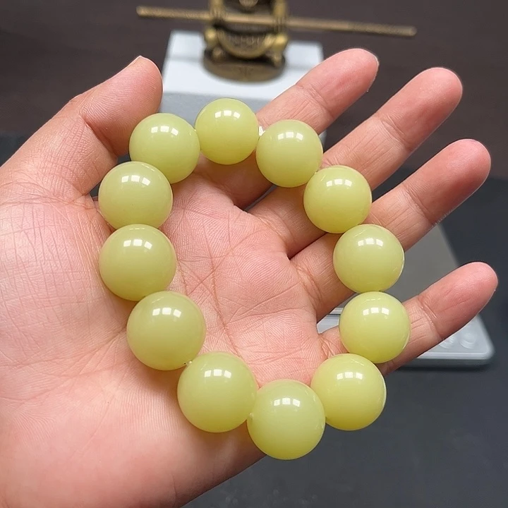 手链未镶嵌和田玉（糖玉）