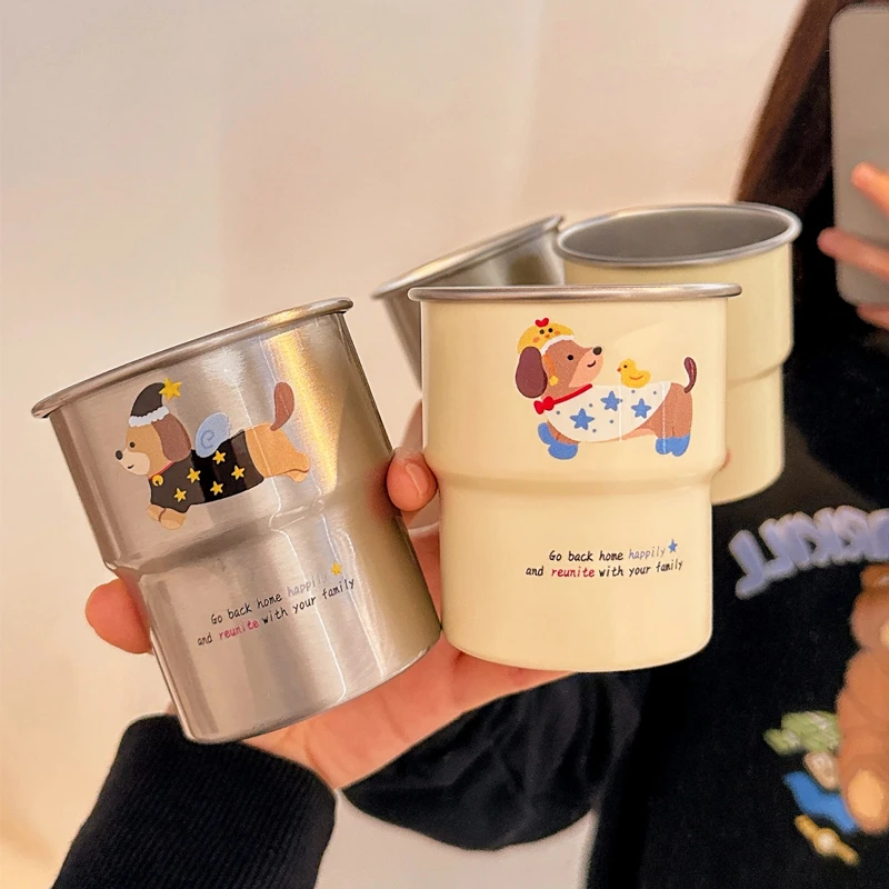 不锈钢漱口杯牙杯刷牙杯子牙刷杯洗漱杯儿童牙缸牙具杯防霉抗菌新
