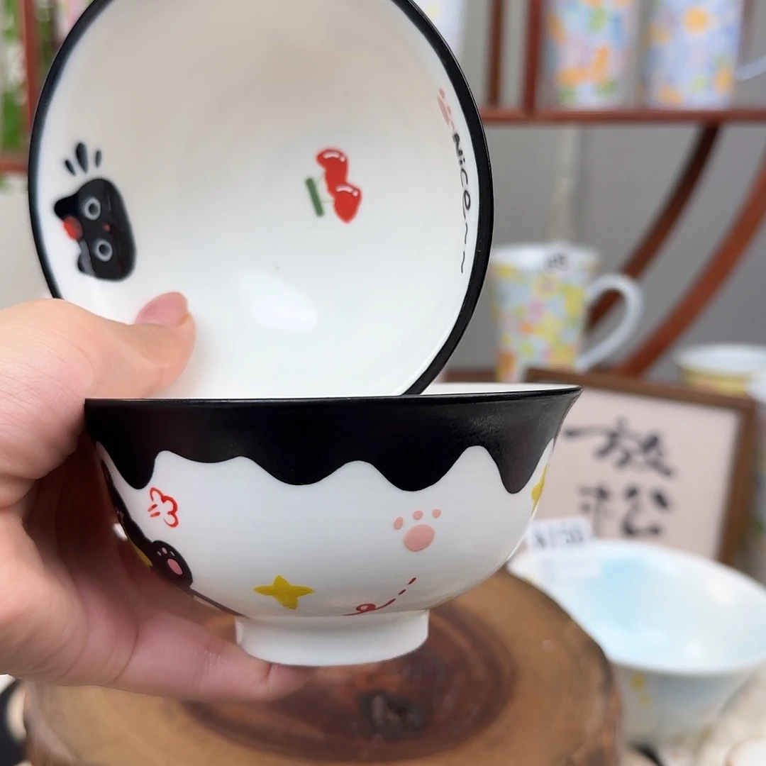 S11景德镇手绘高温釉下彩玉泥