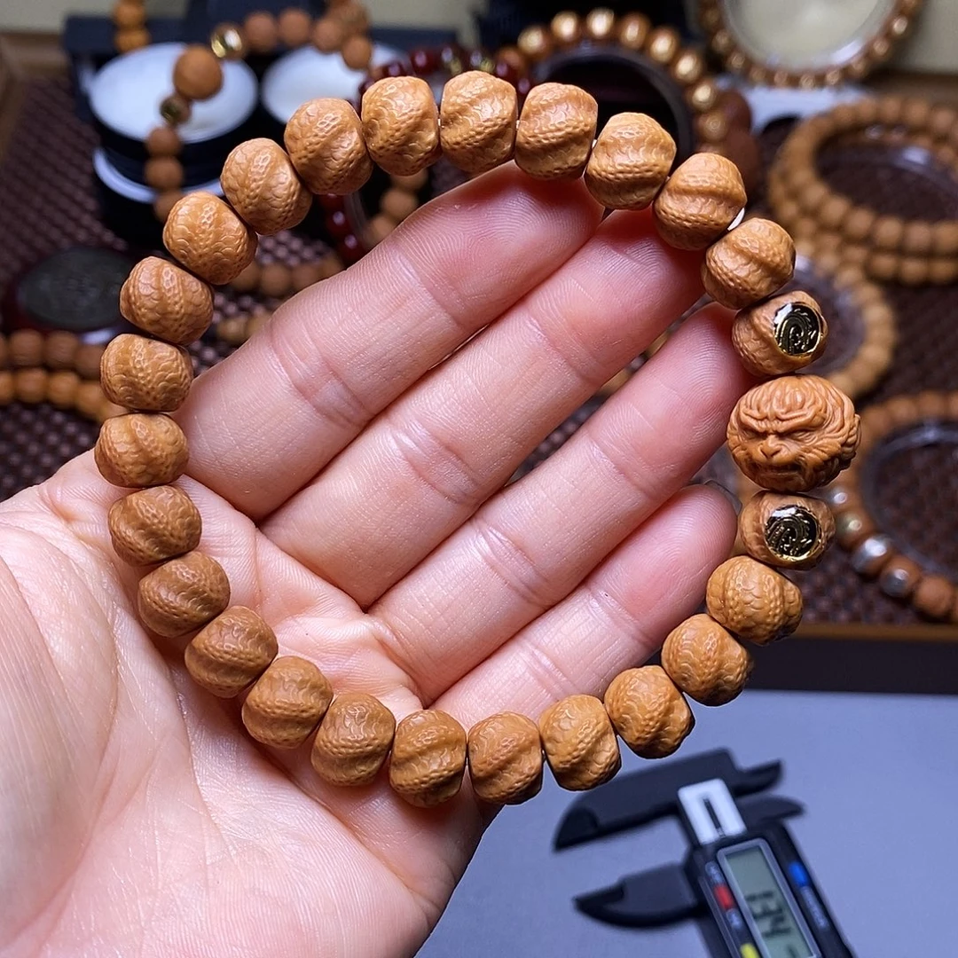 手串猴头核桃双标灵蛇全品
