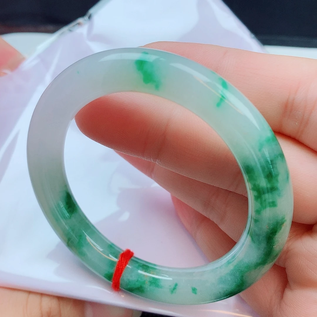 翡翠未镶嵌手镯天然缅甸翡翠A货手镯