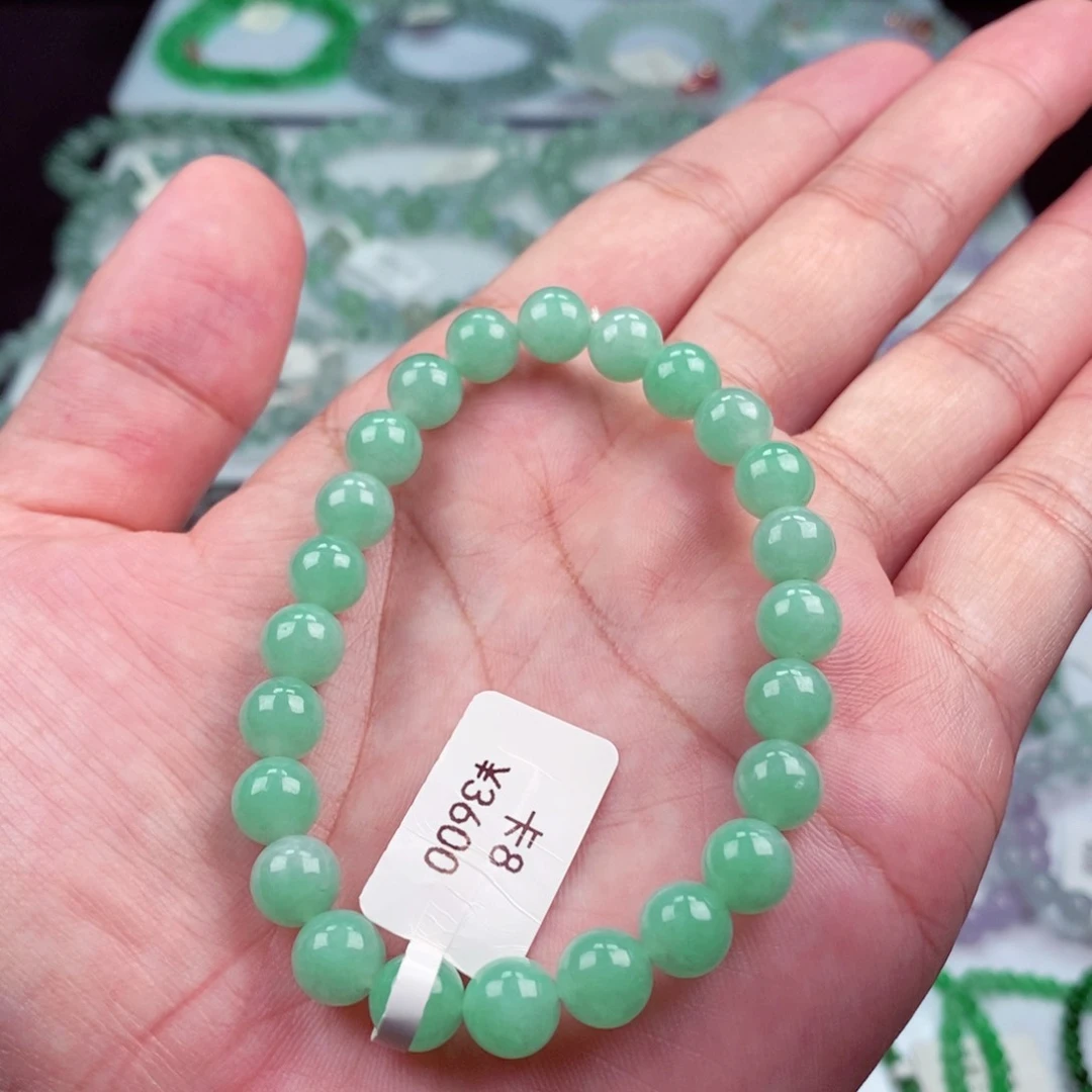 未镶嵌手链翡翠卡8