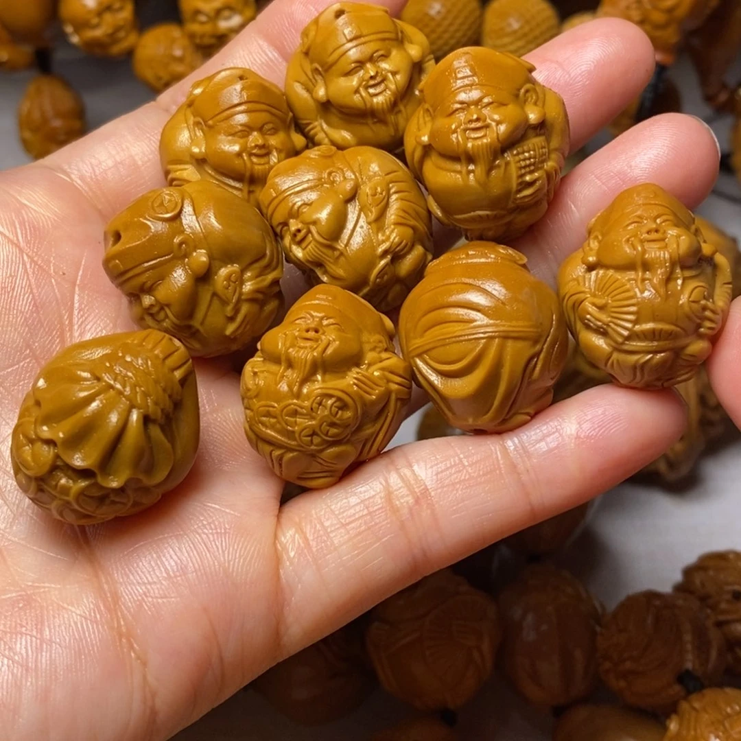 橄榄核手串/手链八大财神2.0滴溜圆