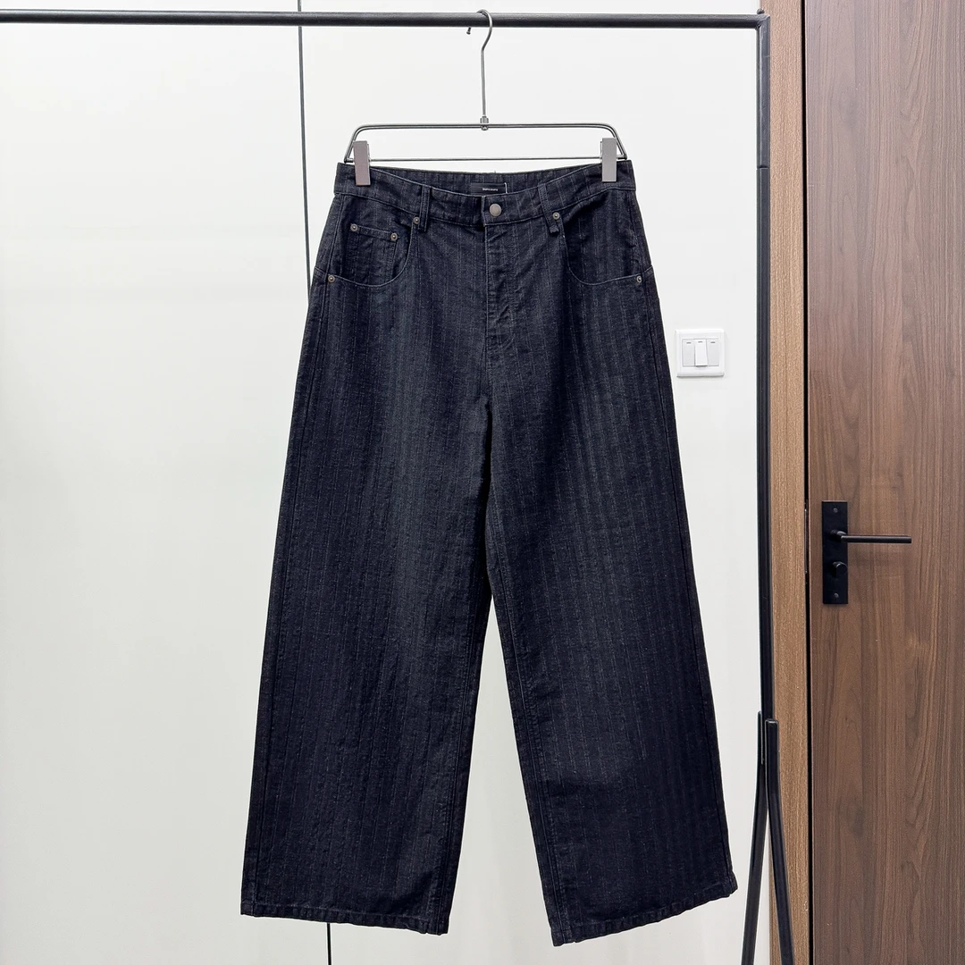 S1 M1  XL1 DUPU杜朴裤子巴黎小众潮牌男士牛仔裤宽松直筒阔腿裤