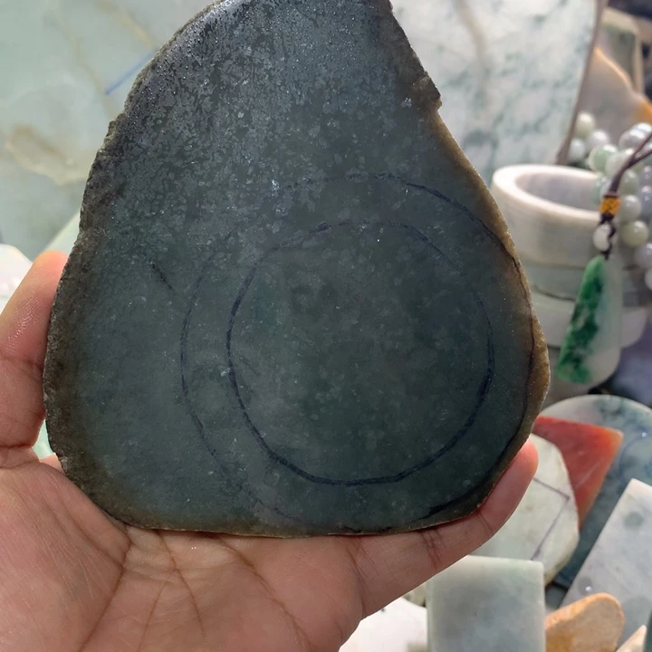 翡翠裸石天然翡翠5号