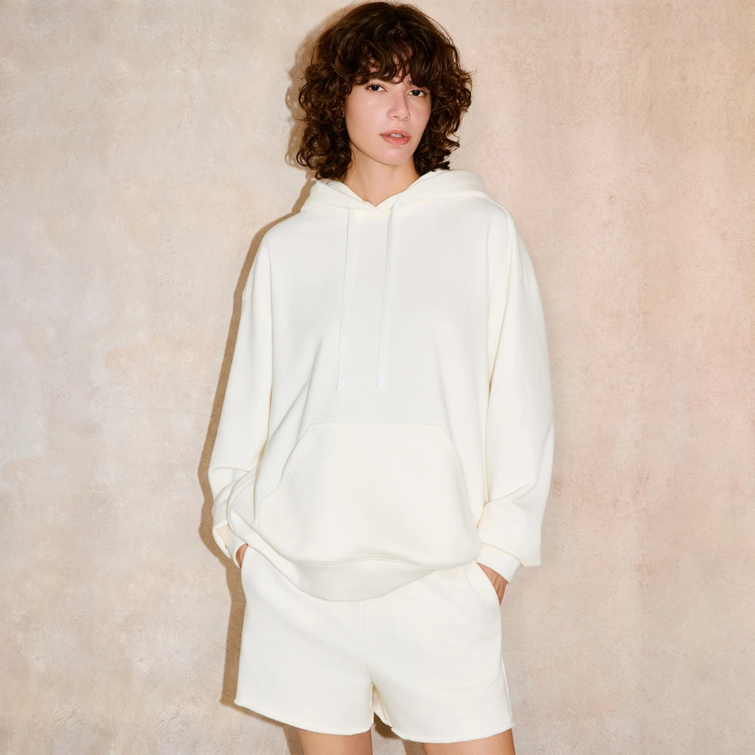 COVERINS2025冬季新款抽绳宽松卫衣CC35560030