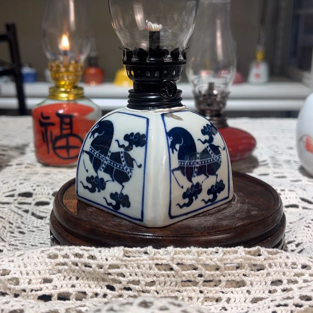 摆件景德镇手工陶瓷香薰灯