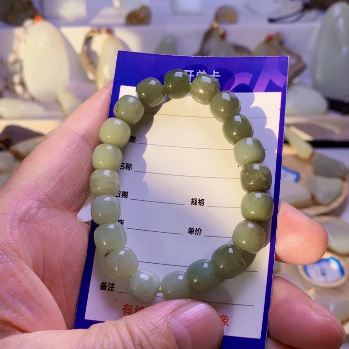 和田玉（青白玉）手串未镶嵌