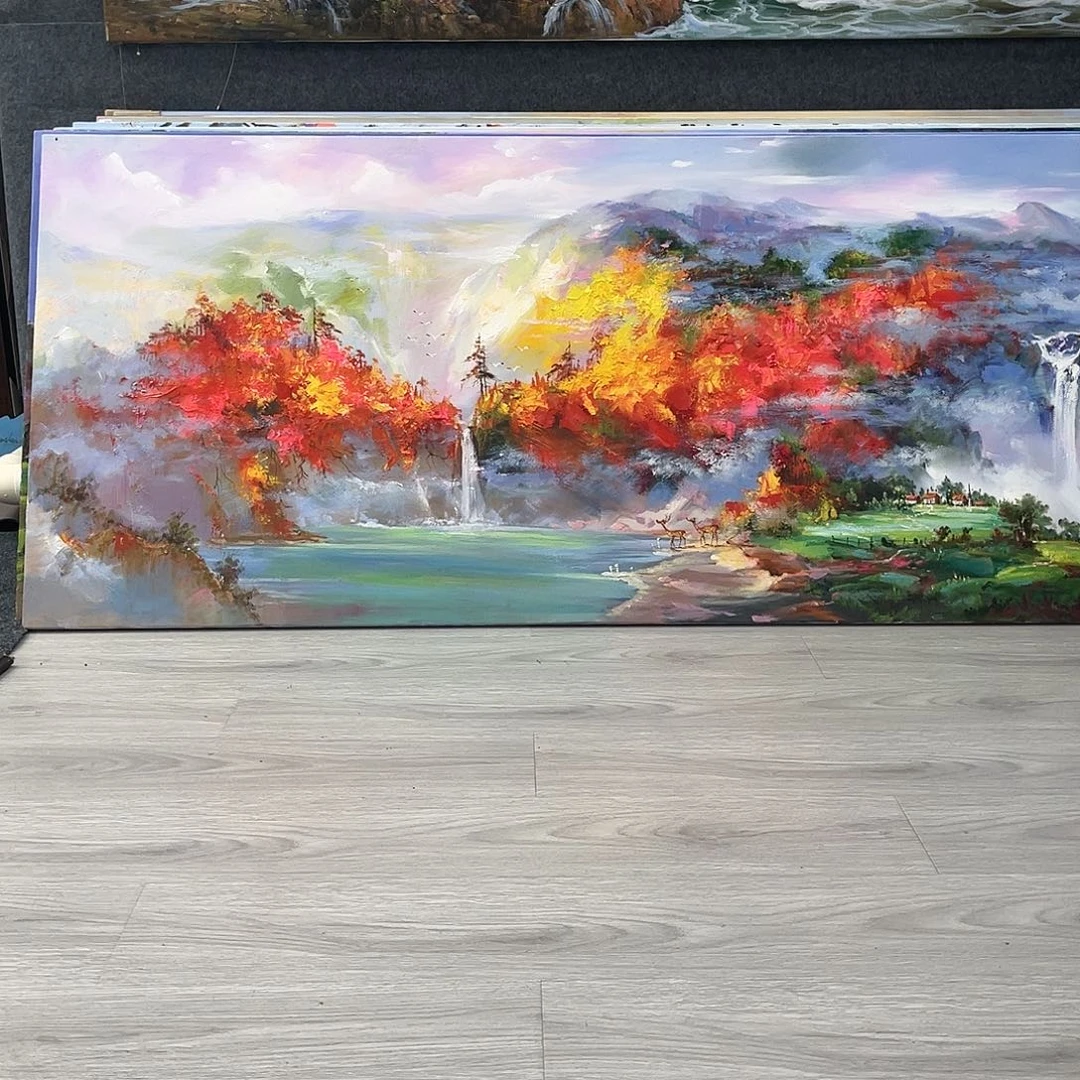 油画用****2风景100/220带框-///