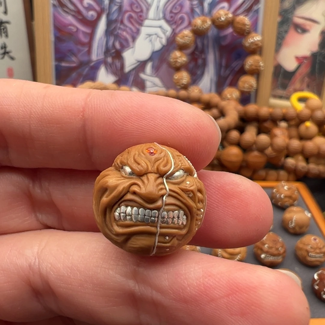 猴头核桃吊坠机甲恶僧