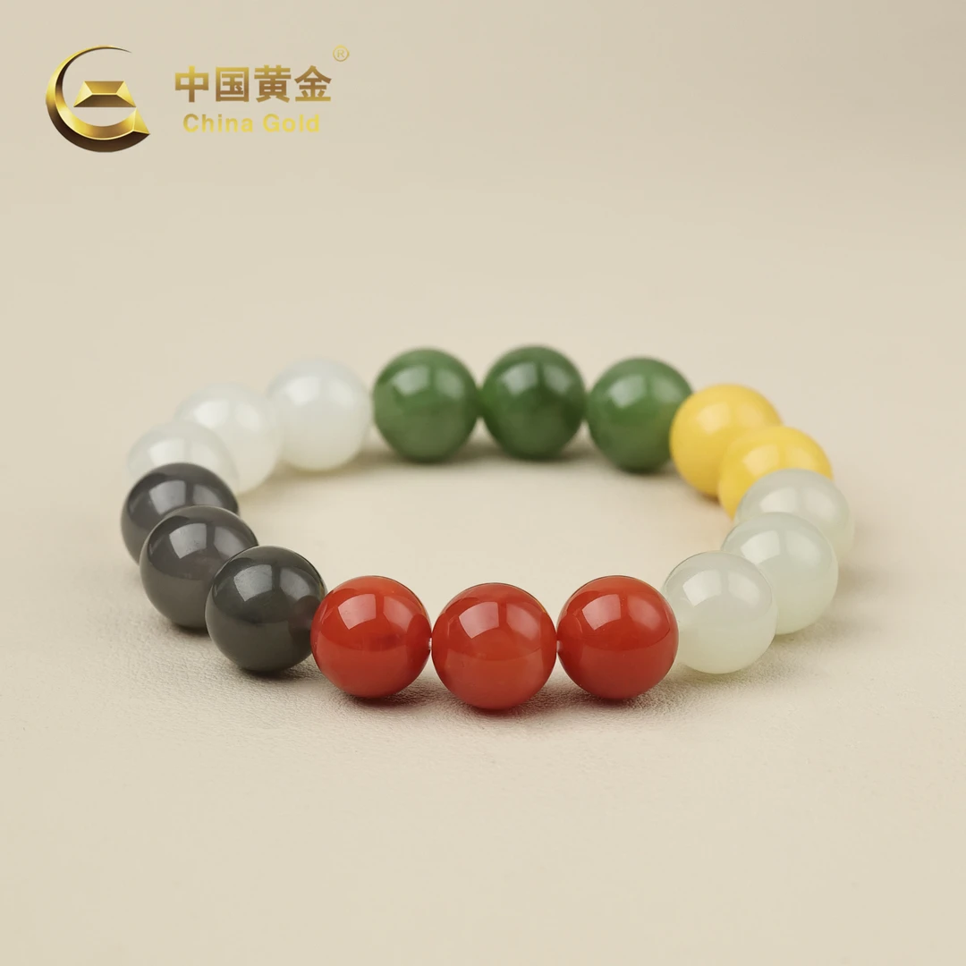 【中国黄金】熹福 | 和田玉*手串*未镶嵌-S4588-L-Y