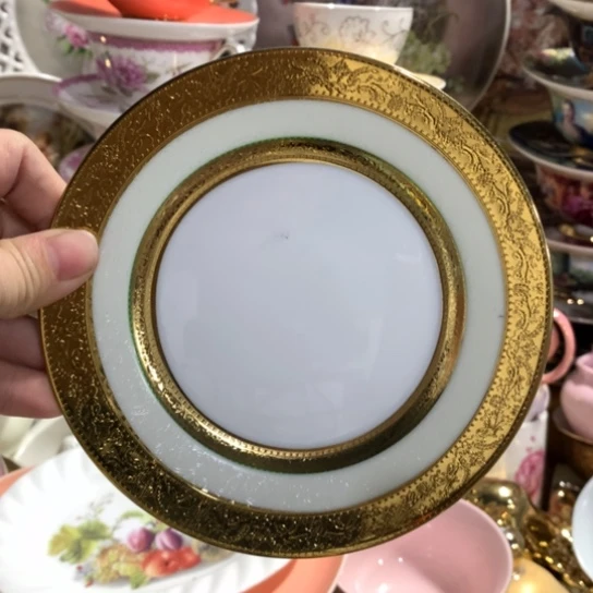 瓷片微瑕陶瓷处理介意请慎拍16厘米