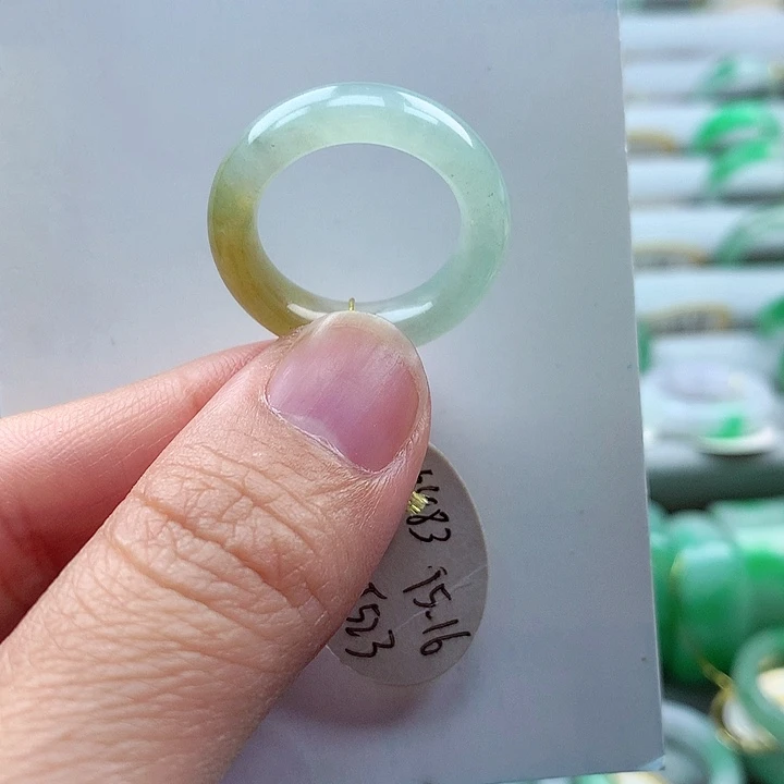 【闪购商品】未镶嵌戒指翡翠15.16号